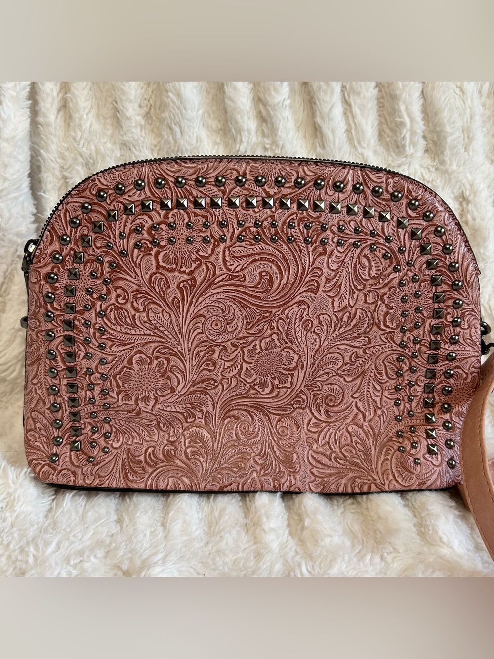 Anneliese Western Pink Crossbody Purse
